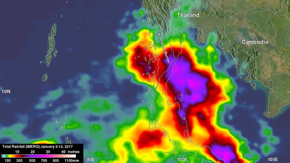 มกราคม 2560 : น้ำท่วมใหญ่ภาคใต้